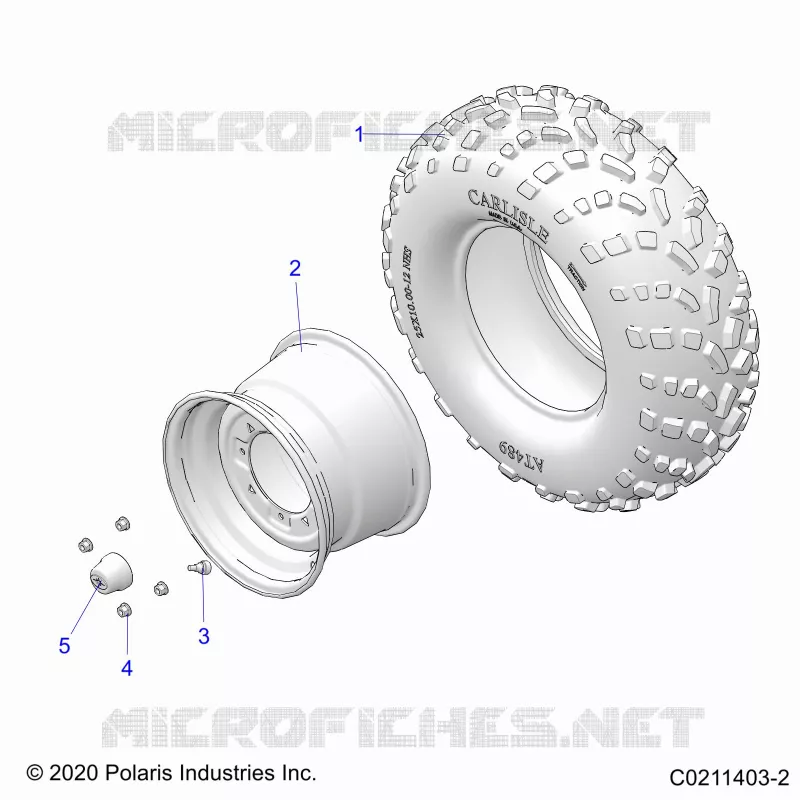 WHEELS, REAR TIRE
