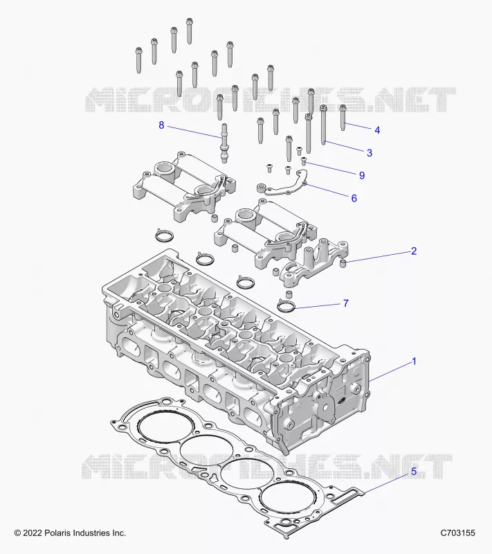 ENGINE, CYLINDER HEAD