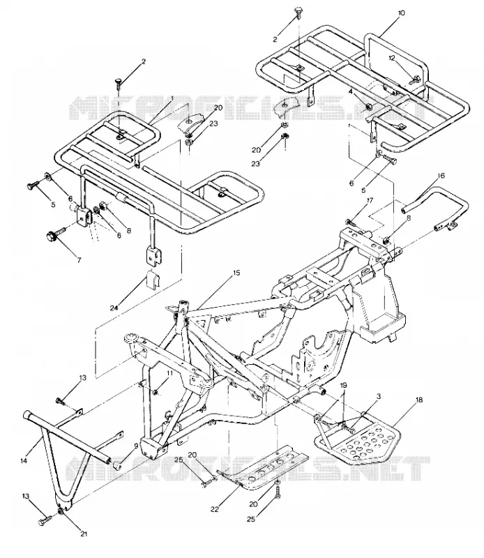 FRAME ASSEMBLY WITH RACKS (4913511351003A)