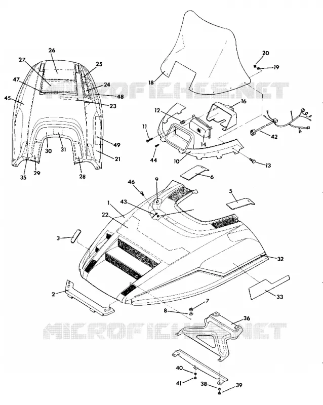 HOOD INDY LITE AND STAR LITE (4919311931003A)