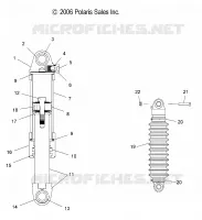 FRONT TRACK SHOCK (7043365)(DRAGON)
