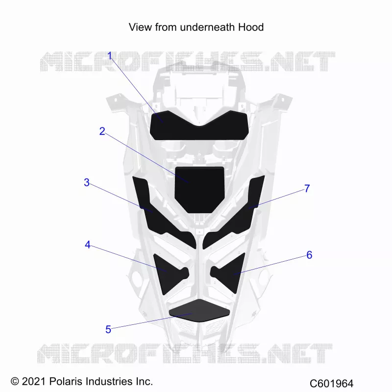 HOOD FOAM/SEAL