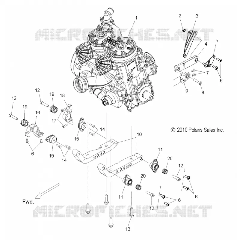 ENGINE, MOUNTING
