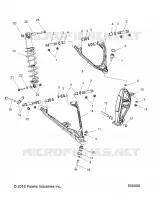 SUSPENSION, CONTROL ARMS, SPINDLE AND SHOCK MNTG.