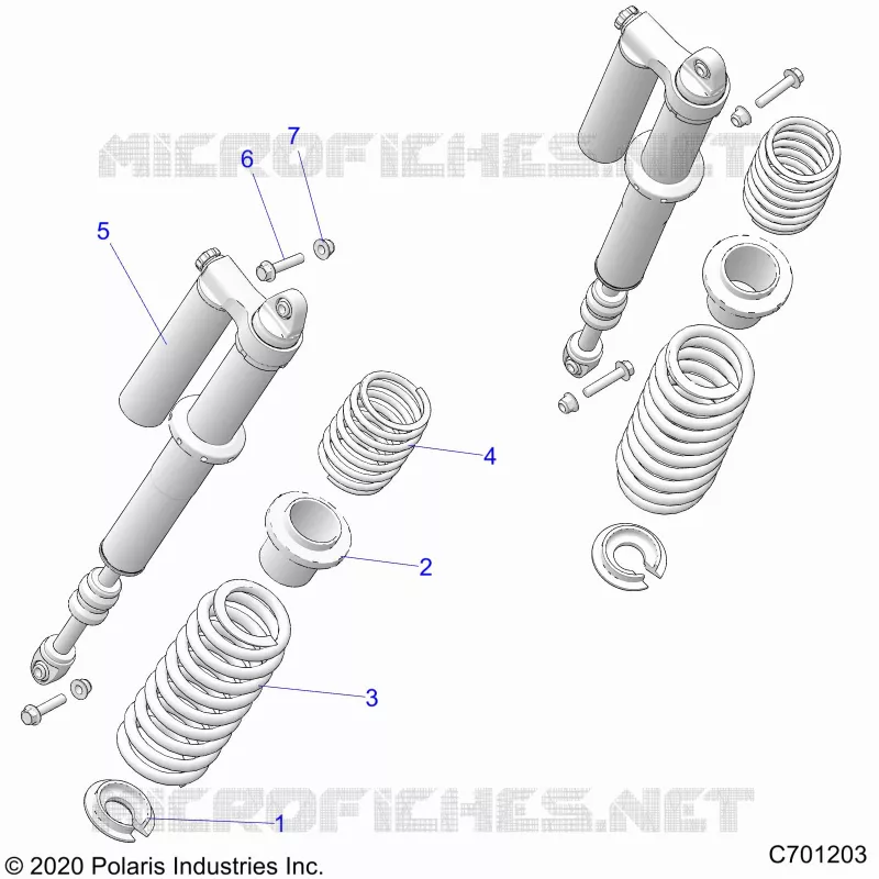 SUSPENSION, REAR SHOCK MOUNTING