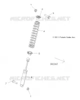 REAR SUSPENSION SHOCK MOUNTING