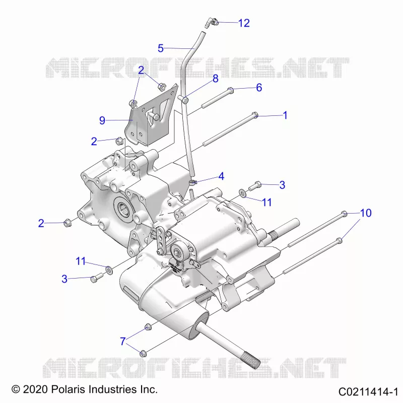 DRIVE TRAIN, MAIN GEARCASE MOUNTING
