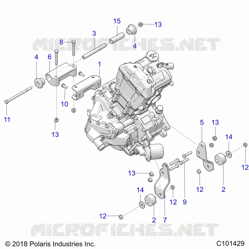 ENGINE, MOUNTING