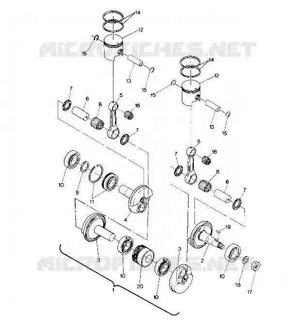 PISTON AND CRANKSHAFT LTR (4914141414036A)