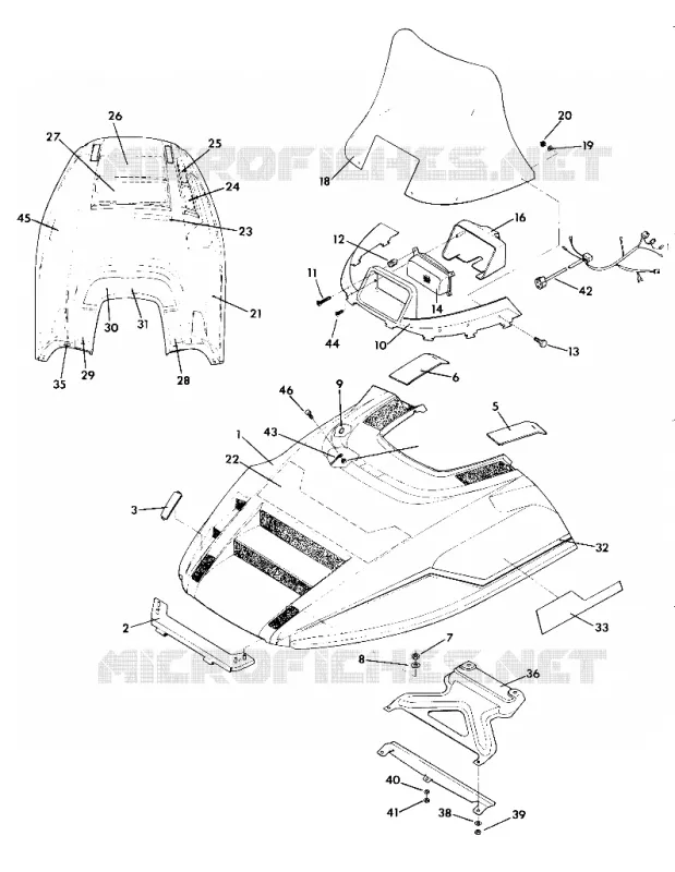 HOOD INDY LITE AND STAR LITE (4918591859003A)