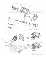 BRAKES, REAR CALIPER