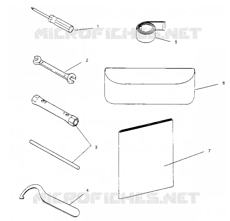 TOOL KIT    LITE GT 0953133 AND  EUROPEAN LITE GT E953133 (4928922892C001)