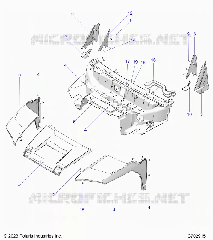 HOOD, LINER, FRONT FENDERS,  PILLARS