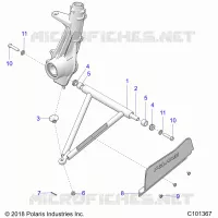 SUSPENSION, A-ARM AND STRUT MOUNTING -A18SDA57F1/SDE57F1 
