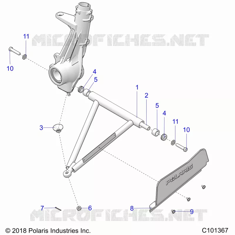 SUSPENSION, A-ARM AND STRUT MOUNTING -A18SDA57F1/SDE57F1 