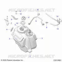 FUEL SYSTEM, FUEL TANK ASM.