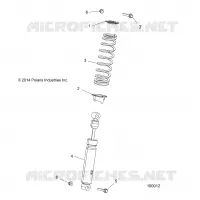 SUSPENSION, FRONT SHOCK
