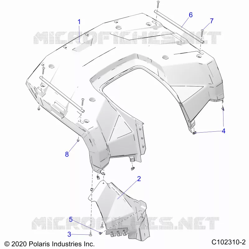 REAR BODYWORK CAB