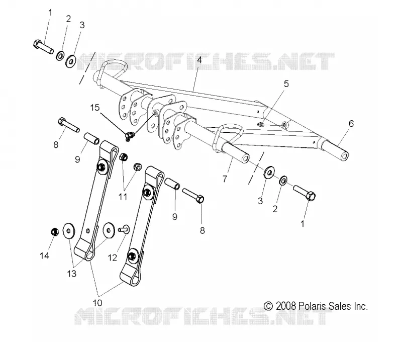 FRONT TORQUE ARM (144 INCH)