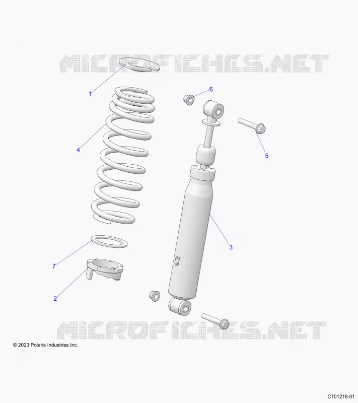 SUSPENSION, FRONT SHOCK MOUNTING