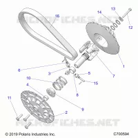 DRIVE TRAIN, CLUTCH, SECONDARY