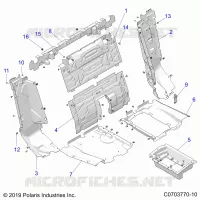 REAR BODYWORK CLOSEOFF -Z24RAB92AK/BK(C0703770-10)