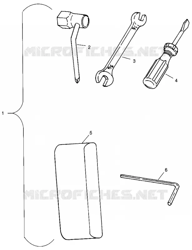 TOOL KIT    SLT 780 B964588 AND  INTL. SLT 780 I964588 (4935683568B013)