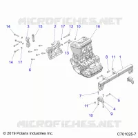 ENGINE, ENGINE MOUNTING