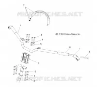 STEERING, HANDLEBAR MOUNTING (RMK)