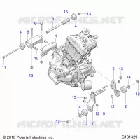 ENGINE, MOUNTING