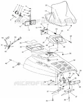 HOOD SPORT 0960443, SPORT TOURING 0960243 AND EUROPEAN SPORT TOURING E96024 (4932223222A012)