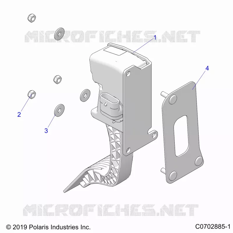 ENGINE, THROTTLE PEDAL