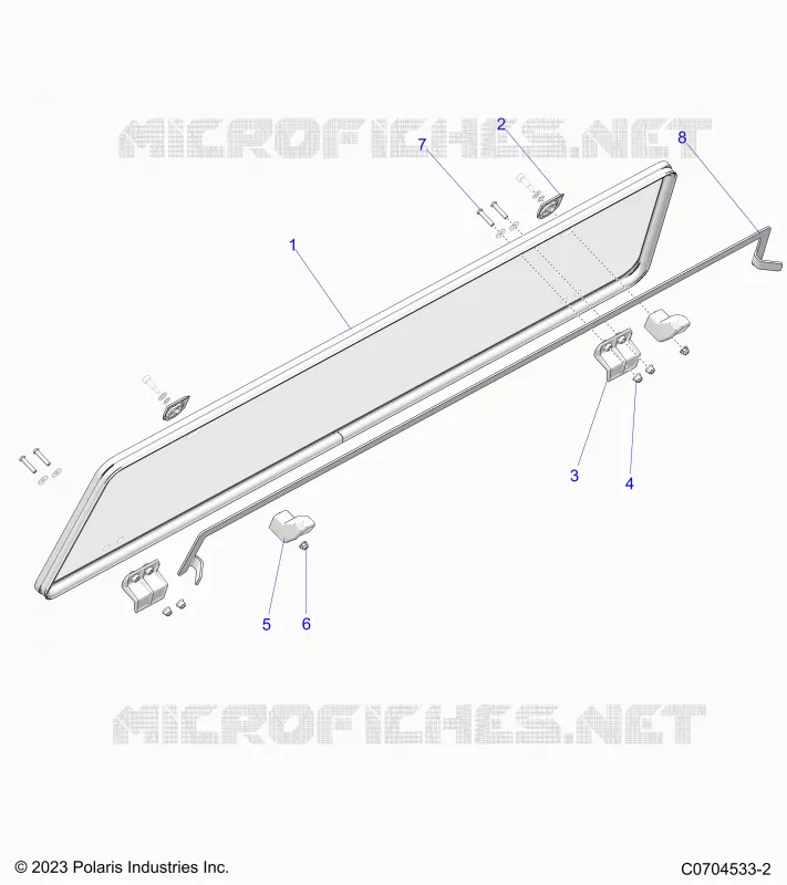 REAR BODYWORK WINDOW ASM.