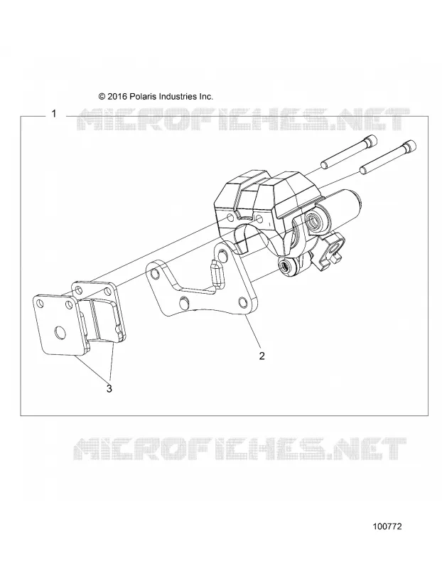 BRAKES, FRONT BRAKE CALIPER