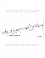 DRIVE TRAIN, REAR HALF SHAFT