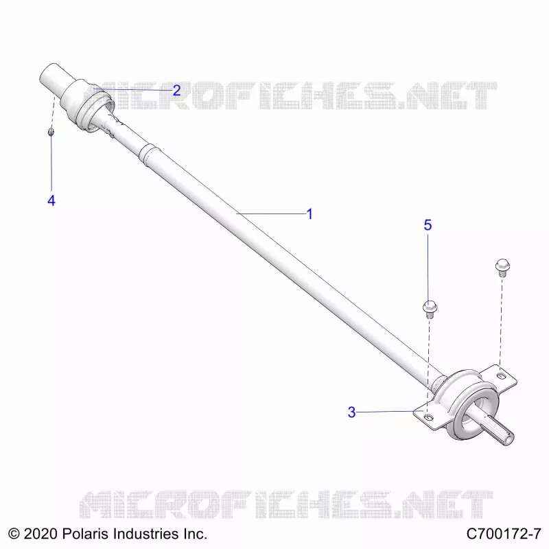 DRIVE TRAIN, REAR PROP SHAFT