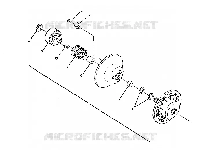 DRIVEN CLUTCH INDY LITE GT (4921342134020A)