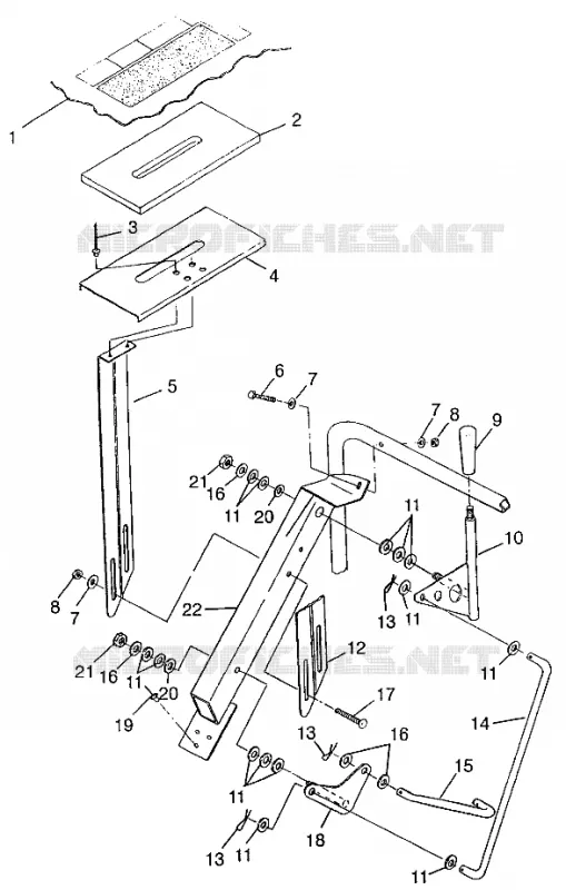 SHIFT LINKAGE WIDETRAK LX 0972065 AND  EUROPEAN WIDETRAK LX E972065 (4938223822C006)