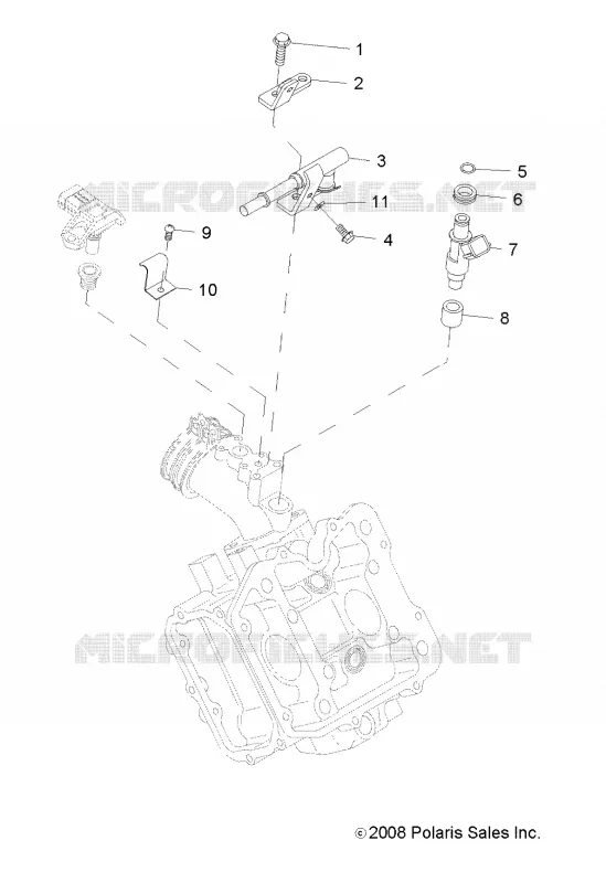ENGINE, FUEL INJECTOR