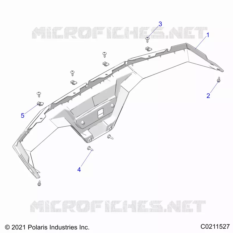 REAR BODYWORK BUMPER