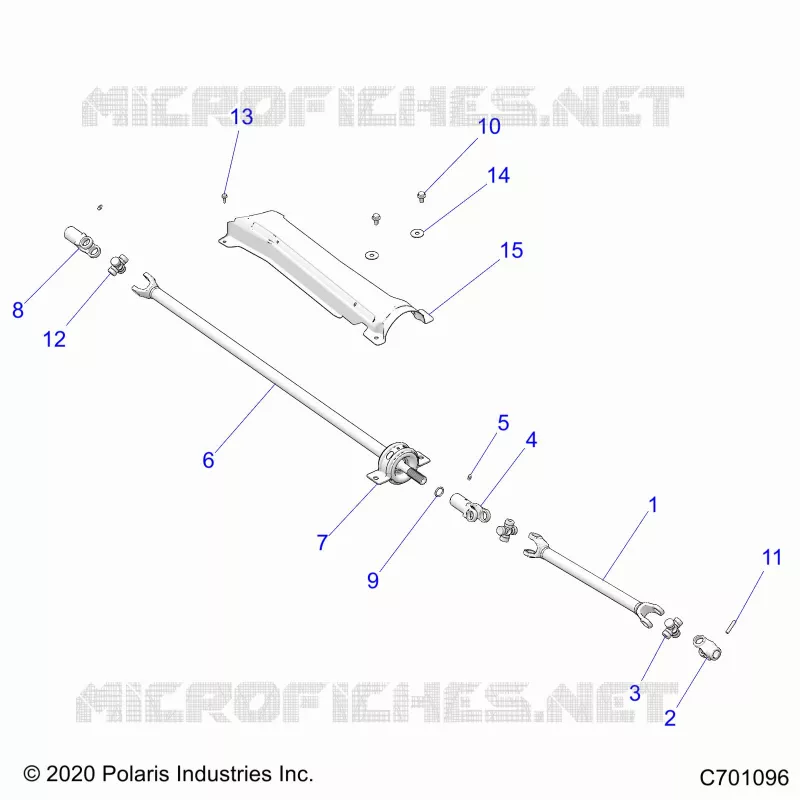 DRIVE TRAIN, FRONT PROP SHAFT