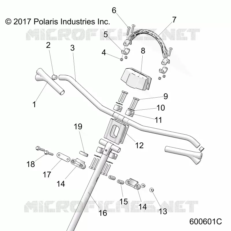 STEERING, HANDLEBAR MOUNTING