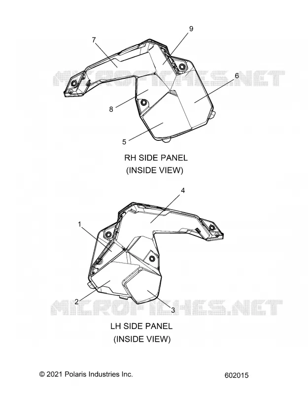 SIDE PANELS FOAM/FABRIC
