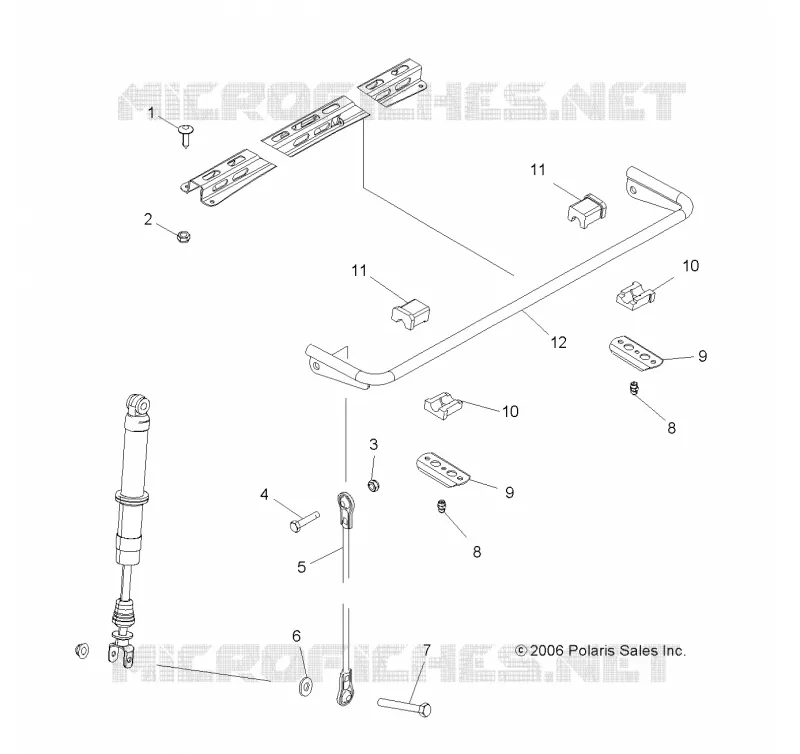 REAR SUSPENSION SWAY BAR ASM.