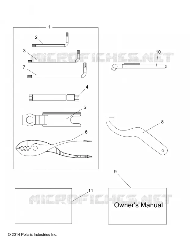 REFERENCES, TOOL KIT AND OWNERS MANUALS