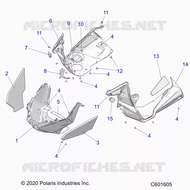 NOSEPAN ASM./FENDERS