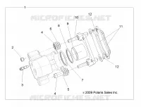 REAR BRAKE CALIPER