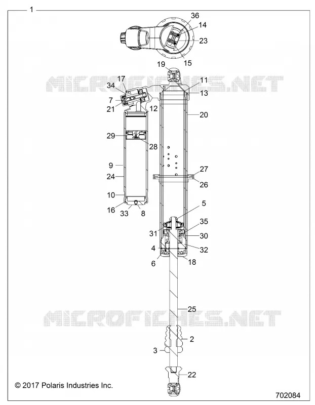 REAR SUSPENSION SHOCK