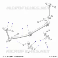 SUSPENSION, REAR, STABILIZER BAR