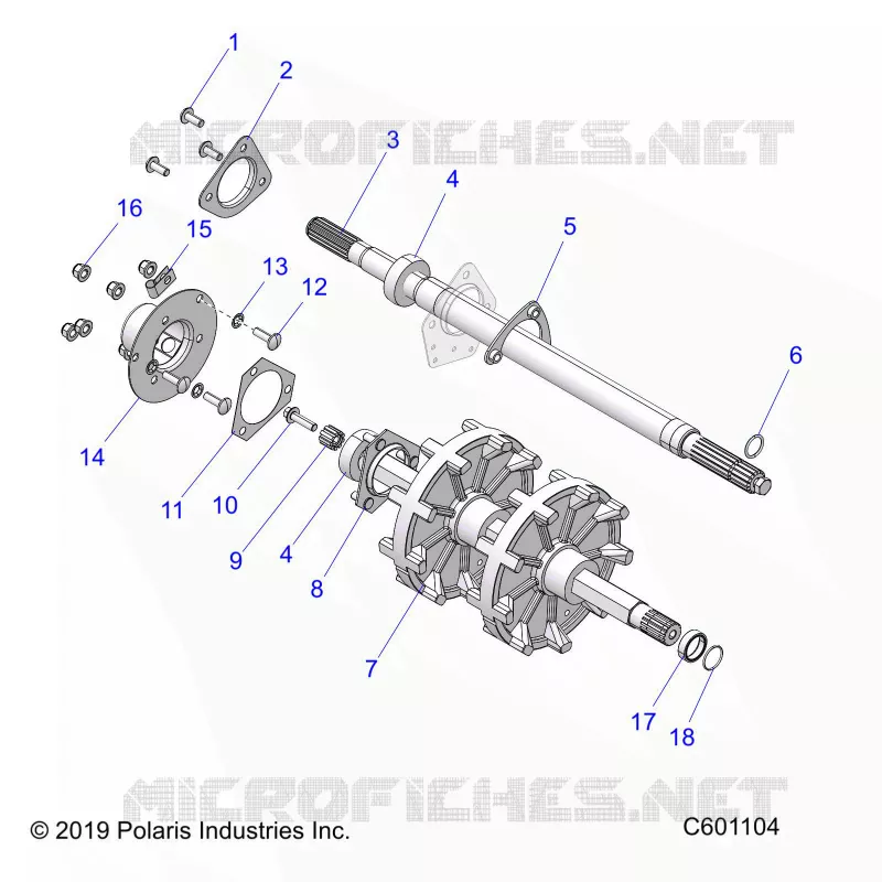 DRIVE TRAIN, JACKSHAFT AND DRIVE SHAFT